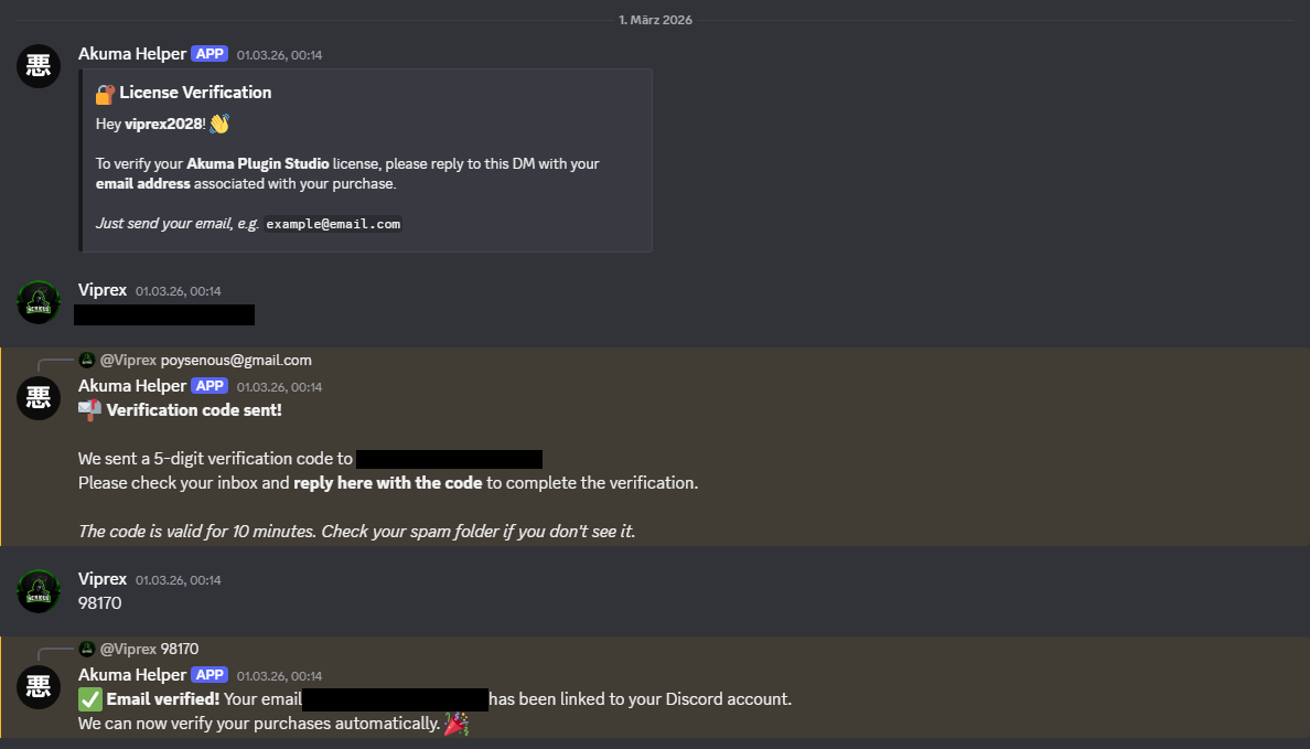 Discord Bot Account-Verifizierung